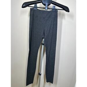 Brandy Melville Knit Pants Leggings Yoga Pants Black Grey ONE SIZE